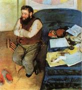 Edgar Degas The Portrait of Martelli painting